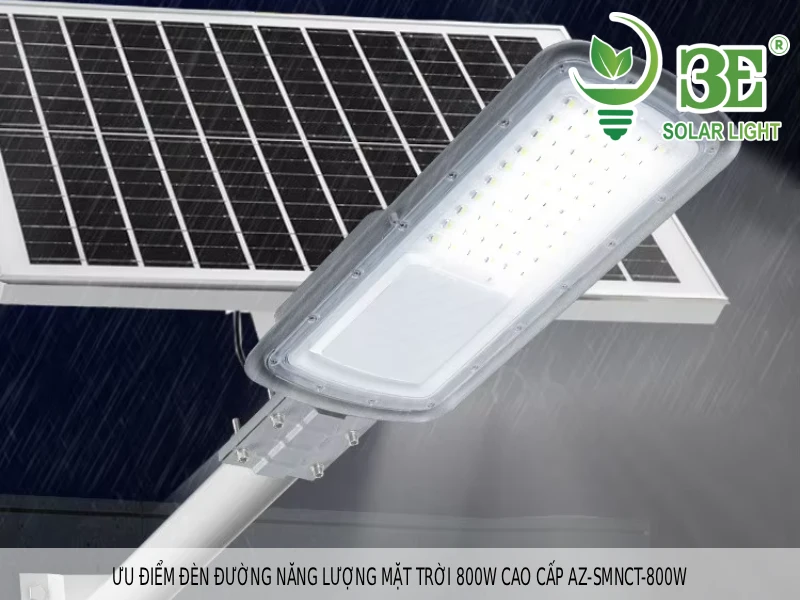 Ưu điểm đèn đường năng lượng mặt trời 800W cao cấp AZ-SMNCT-800W