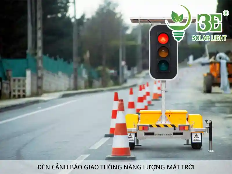 Đèn cảnh báo giao thông năng lượng mặt trời