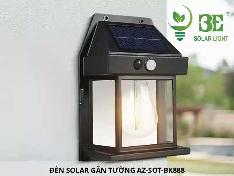 Đèn solar gắn tường az-sot-bk888