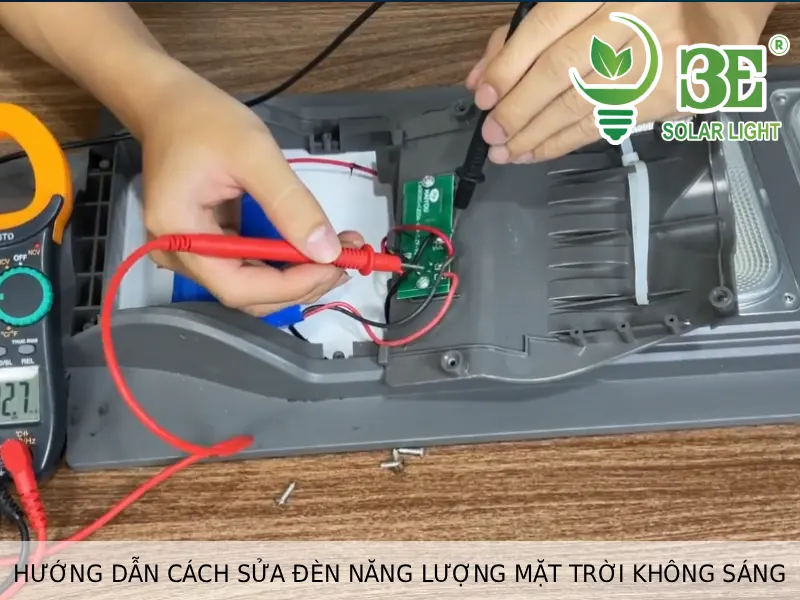 Hướng dẫn cách sửa đèn năng lượng mặt trời không sáng tại 3E Solar