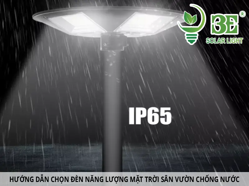 Hướng dẫn chọn đèn năng lượng mặt trời sân vườn chống nước