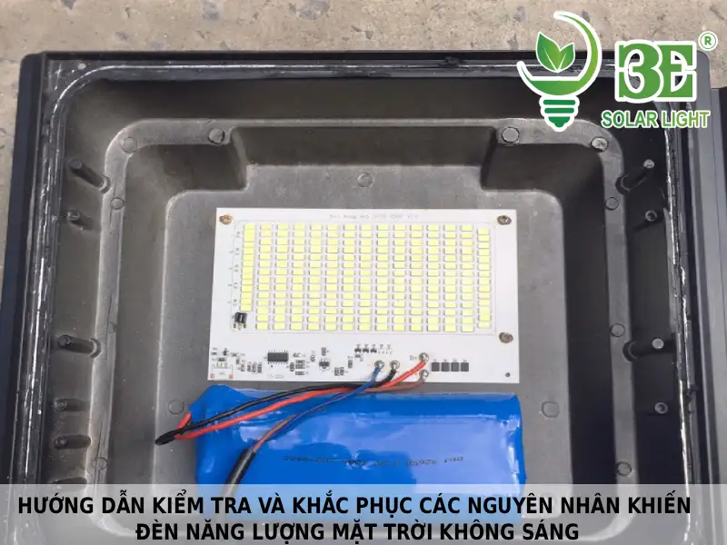 Hướng dẫn kiểm tra và khắc phục các nguyên nhân khiến đèn năng lượng mặt trời không sáng
