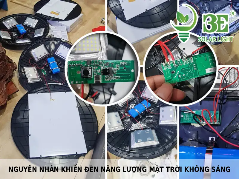 Nguyên nhân khiến đèn năng lượng mặt trời không sáng