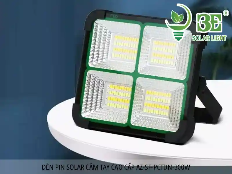 đèn pin solar cầm tay cao cấp az-sf-pctdn-300w