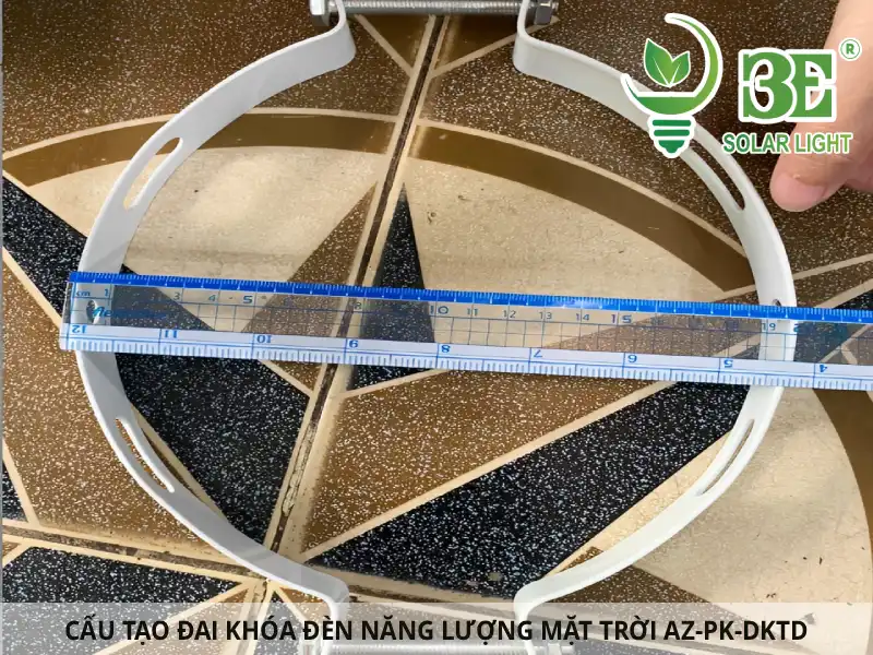 Cấu tạo đai khóa đèn năng lượng mặt trời AZ-PK-DKTD