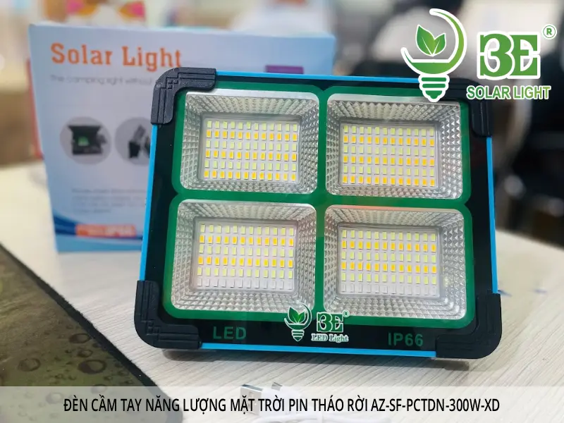 Đèn cầm tay năng lượng mặt trời pin tháo rời AZ-SF-PCTDN-300W-XD
