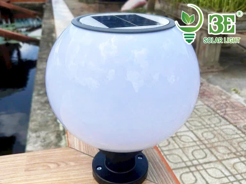 Đèn trụ năng lượng kiểu tròn
