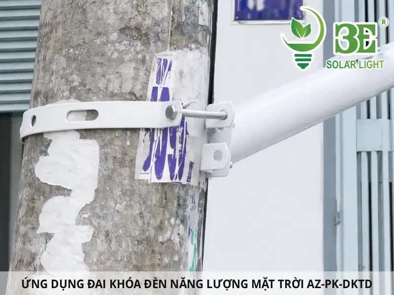 Ứng dụng đai khóa đèn năng lượng mặt trời AZ-PK-DKTD