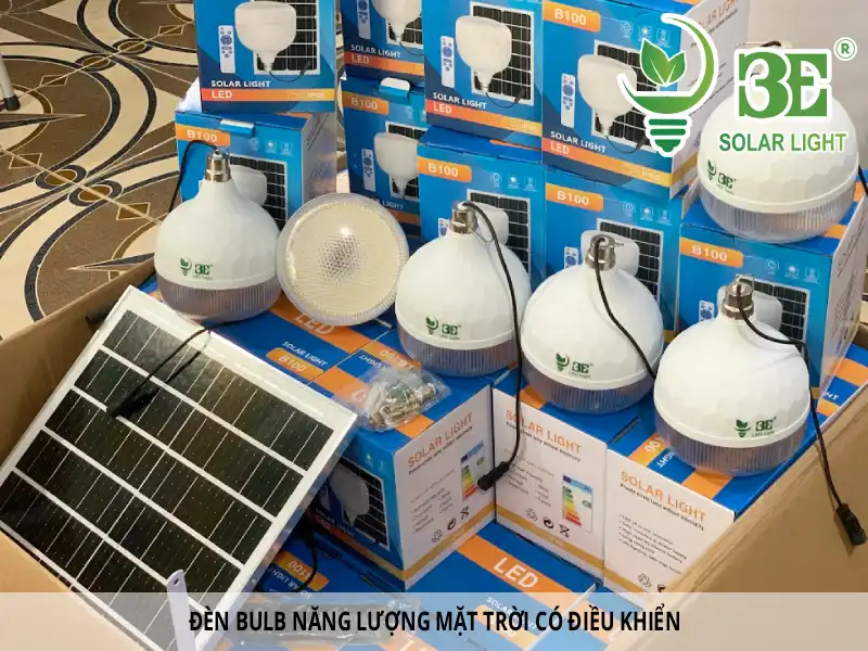 Đèn bulb năng lượng mặt trờI có đIều khiển