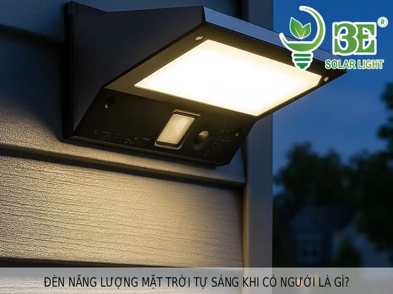 Đèn năng lượng mặt trời tự sáng khi có người là gì