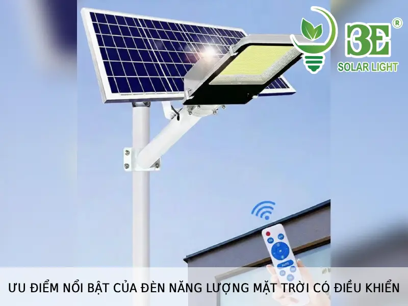 Ưu điểm nổi bật của đèn năng lượng mặt trời có điều khiển tại 3E SOLAR