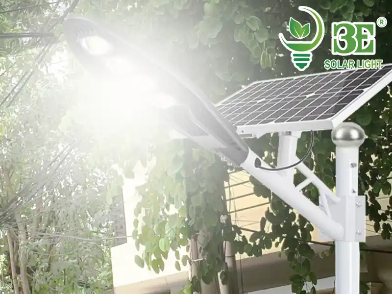 3E SOLAR - Đèn năng lượng mặt trời chiếc lá ánh sáng vàng và ánh sáng trắng