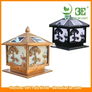 Đèn trụ cổng năng lượng mặt trời 40X40 hình con hạc AZA-STCH40-5W