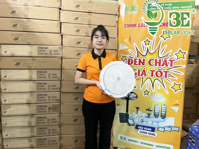 3E SOLAR - Mua đèn ốp trần năng lượng mặt trời ở đâu tại TP.HCM
