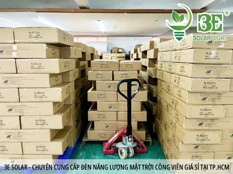 3E Solar - Chuyên cung cấp đèn năng lượng mặt trời công viên giá sỉ tại TP.HCM