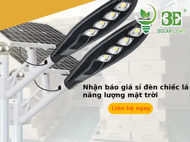 Báo giá sỉ đèn năng lượng mặt trời chiếc lá