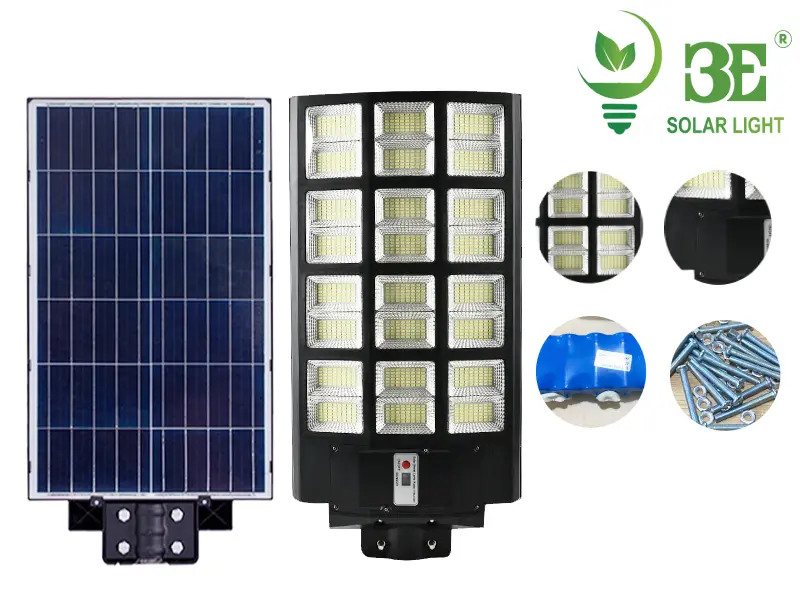 Cấu tạo đèn năng lượng mặt trời liền thể 3E SOLAR