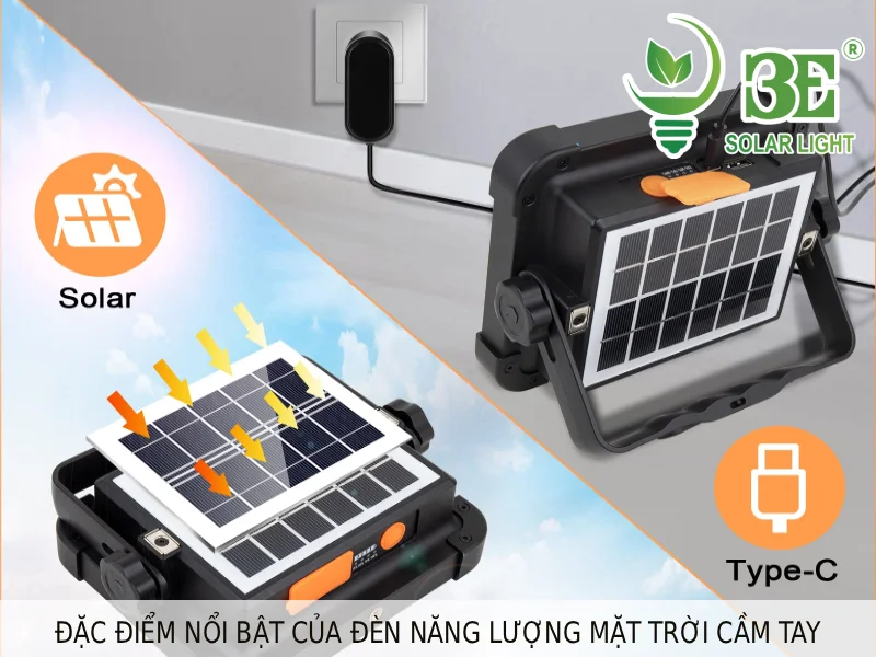 Đặc điểm nổi bật của các mẫu đèn năng lượng mặt trời cầm tay