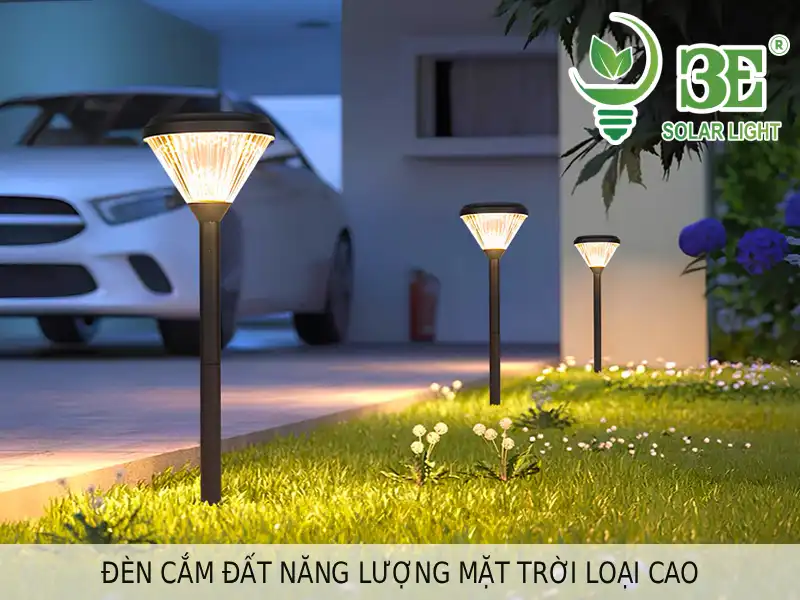 Đèn cắm đất năng lượng mặt trời loại cao
