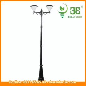 Đèn cột năng lượng mặt trời 2 bóng giá rẻ AZ-STCC1-02
