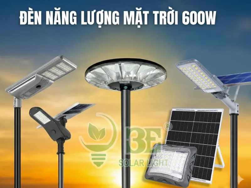 Đèn năng lượng mặt trời 600W công suất lớn