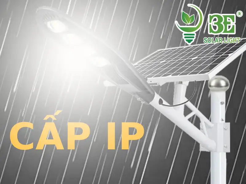 Đèn năng lượng mặt trời chiếc lá có các cấp IP chống nước, chống bụi