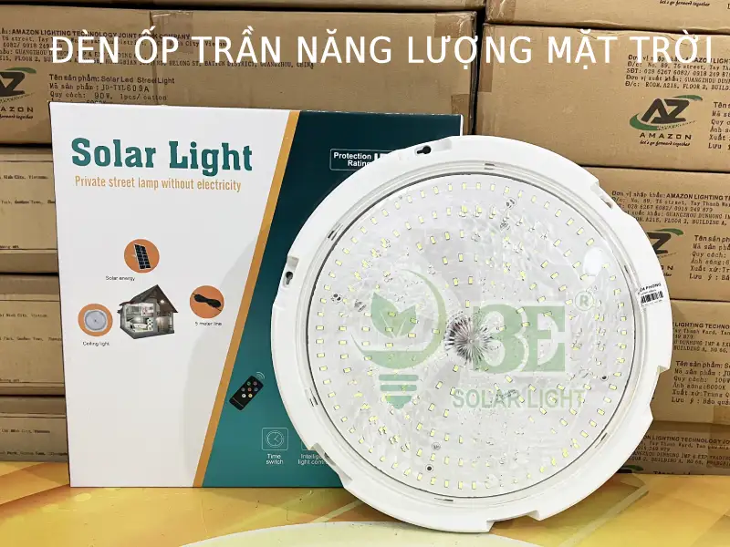 Đèn ốp trần năng lượng mặt trời
