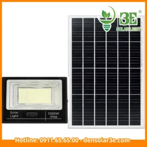 Đèn pha năng lượng mặt trời 1000w 12 pin giá rẻ AZE-SF1-1000W-ECO