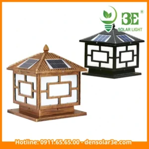 Đèn trụ cổng năng lượng mặt trời 30x30 giá rẻ AZA-STC30-5W