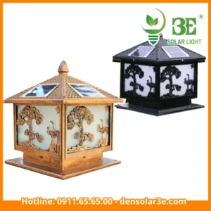 Đèn trụ cổng năng lượng mặt trời 30x30 hình con hạc AZA-STCH30-5W