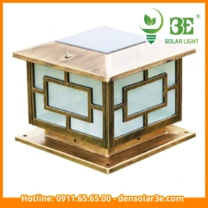 Đèn trụ cổng vuông năng lượng mặt trời 30x30 AZA-STC-4W