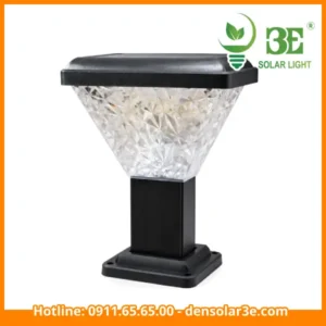Đèn trụ sân vườn năng lượng mặt trời kiểu vuông 30cm AZ-STDV-H300-RGB giá tốt tại 3E Solar