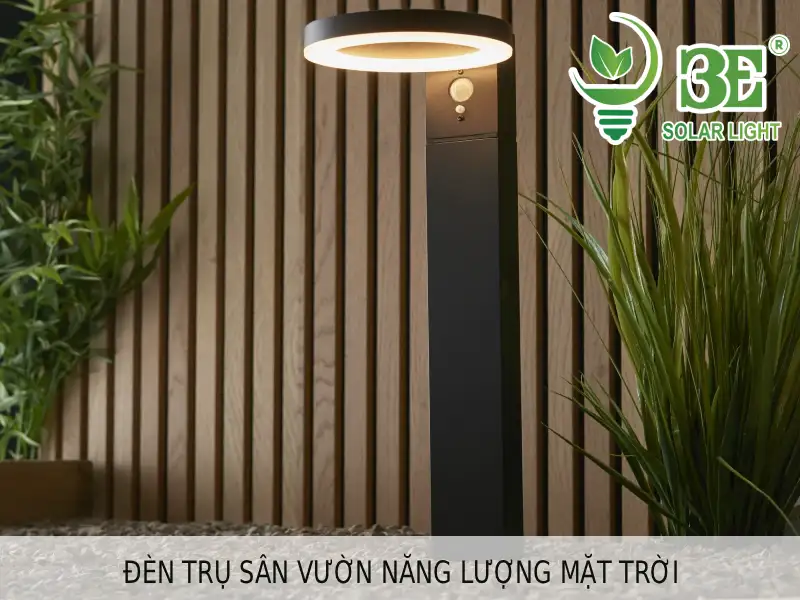 Đèn trụ sân vườn năng lượng mặt trời