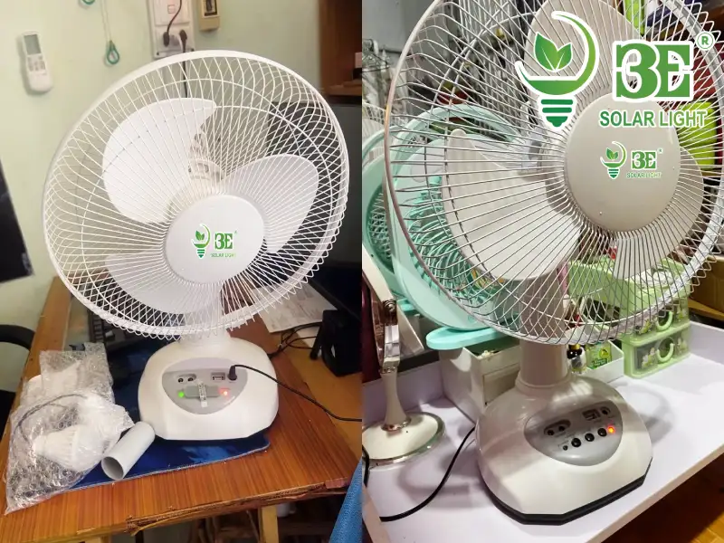 Hình ảnh quạt năng lượng mặt trời mini