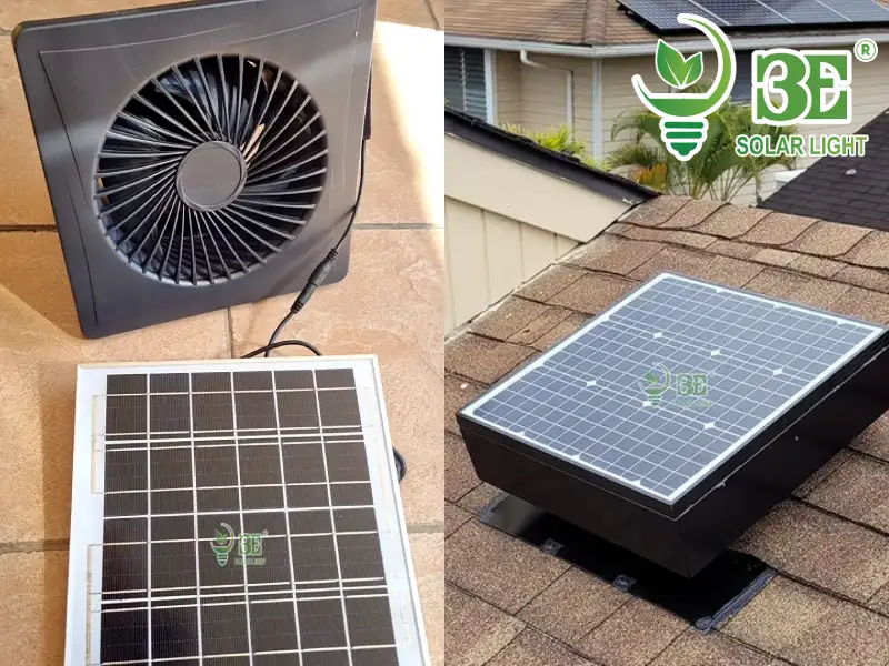 Hình ảnh quạt thông gió năng lượng mặt trời