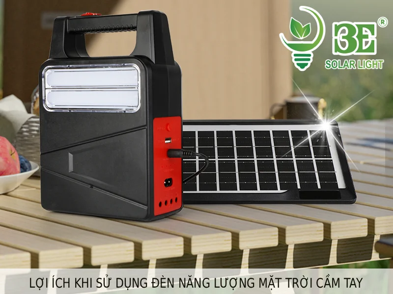 Lợi ích khi sử dụng đèn năng lượng mặt trời cầm tay