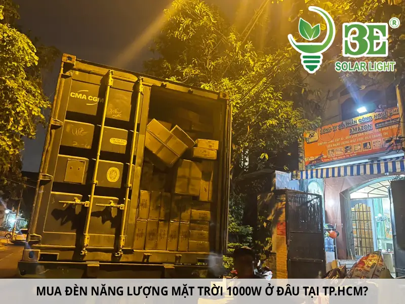 Mua đèn năng lượng mặt trời 1000W ở đâu tại TP.HCM