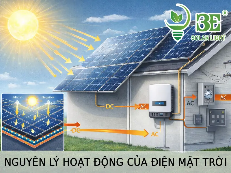 Nguyên lý hoạt động của điện mặt trời tại 3E SOLAR