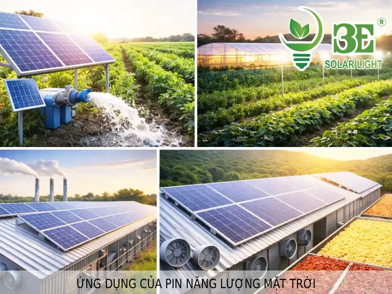 Ứng dụng của pin năng lượng mặt trời