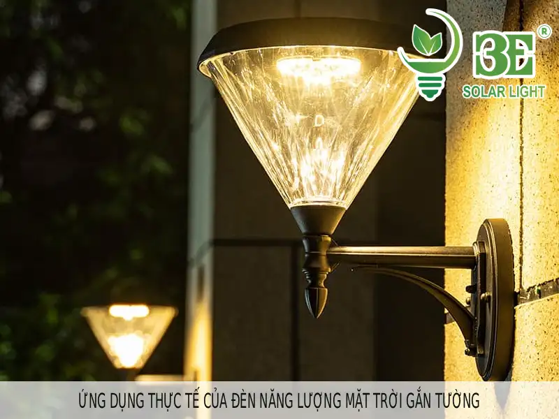 Ứng dụng thực tế của đèn năng lượng mặt trời gắn tường