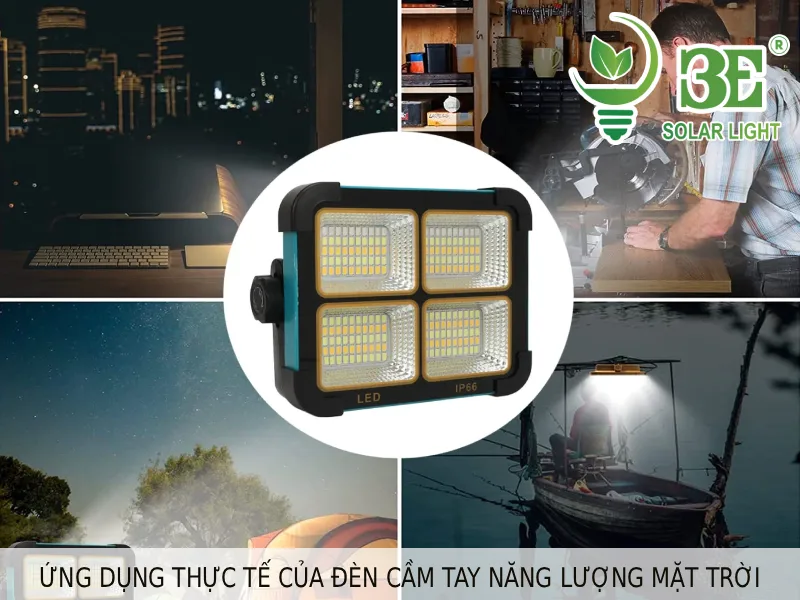 Ứng dụng thực tế của mẫu đèn cầm tay năng lượng mặt trời