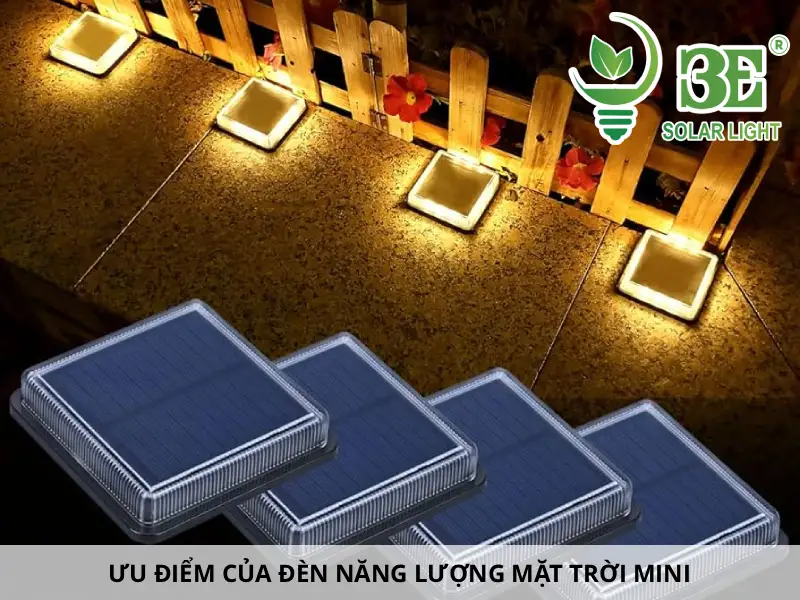 Ưu điểm của đèn năng lượng mặt trời mini