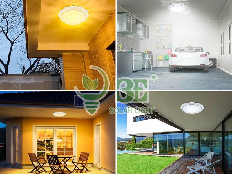 đèn ốp trần solar