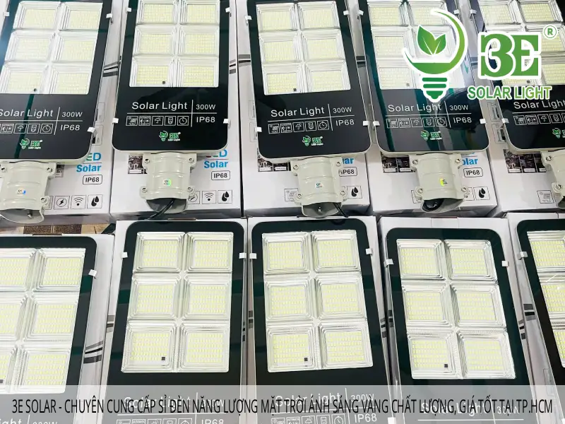 3E Solar - Chuyên cung cấp sỉ đèn năng lượng mặt trời ánh sáng vàng chất lượng, giá tốt tại TP.HCM