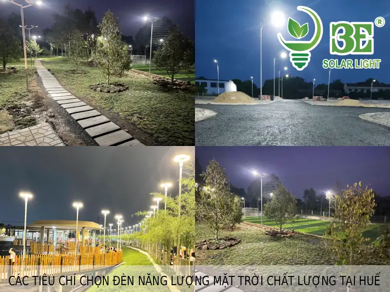 Các tiêu chí chọn đèn năng lượng mặt trời chất lượng tại Huế