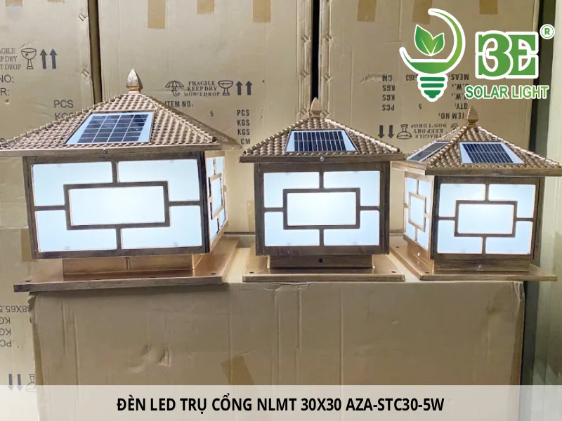 Đèn LED trụ cổng nlmt 30x30 aza-stc30-5w
