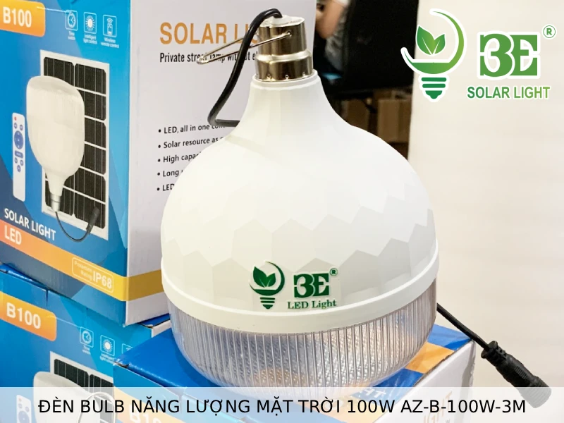 Đèn bulb solar 100w az-b-100w-3m
