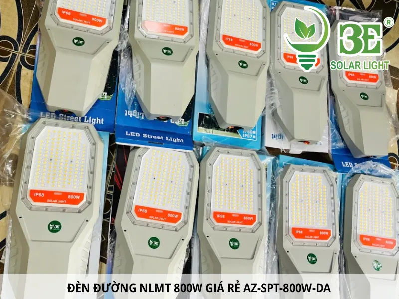 Đèn đường NLMT 800W giá rẻ AZ-SPT-800W-DA