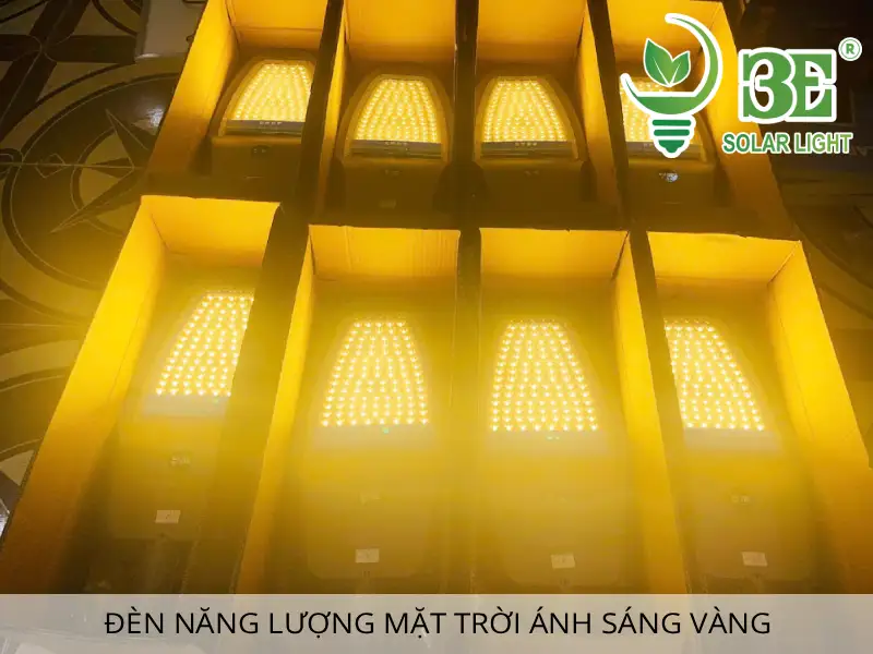 Đèn năng lượng mặt trời ánh sáng vàng tại 3E Solar