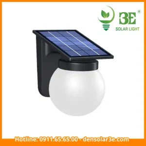 Đèn năng lượng mặt trời gắn tường bóng tròn AZMD-SOLAR-Q5001 giá sỉ tại 3E Solar